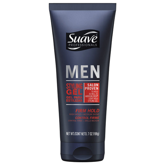 SUAVE Men Styling Gel, Firm Control, 7 oz