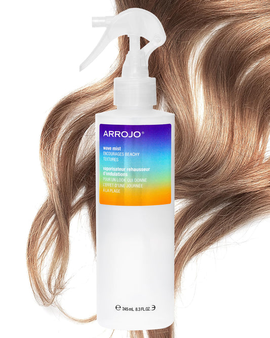 ARROJO Wave Mist Sea Salt Spray Sulfate & Paraben-Free Sea Salt Hair Texture Spray Adds Beach Waves, Volume, & Light Hold for All Hair Types, 8.3 fl. oz.