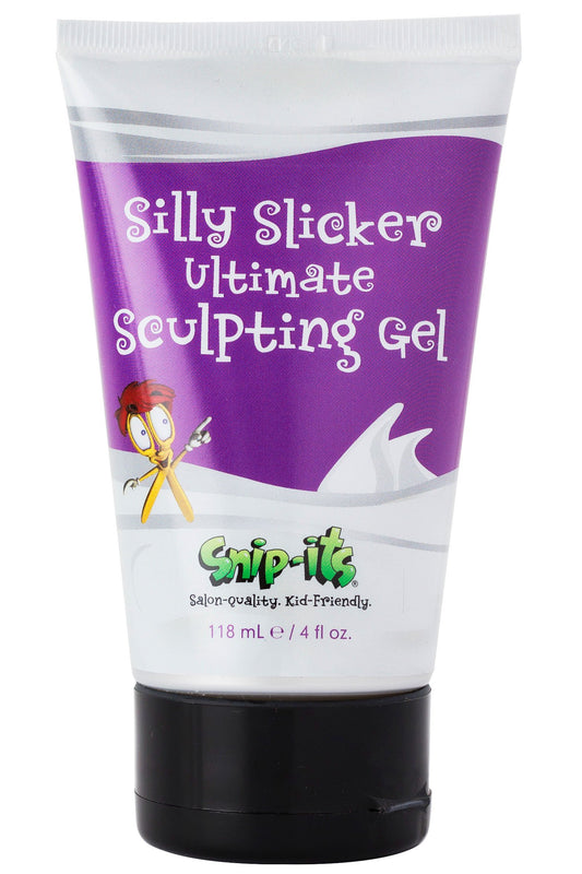 Snip-its Silly Slicker Kids Hair Gel 4oz | Medium-Strong Hold Kids Hair Styling Gel for Boys - Fresh Smell and No Flaking All Natural Hair Gel for Kids Made in USA | Salon Quality Kid Friendly