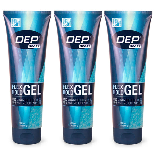 DEP Sport Endurance Hair Styling Gel, 9.8 Ounce (Pack of 3)