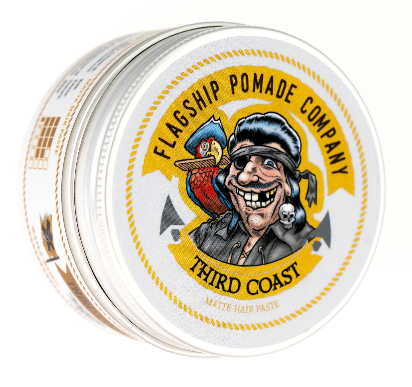 FLAGSHIP Handmade Third Coast Matte Paste Hair Pomade Medium Hold Matte Shine Salted Vanilla Scent 3.4 oz