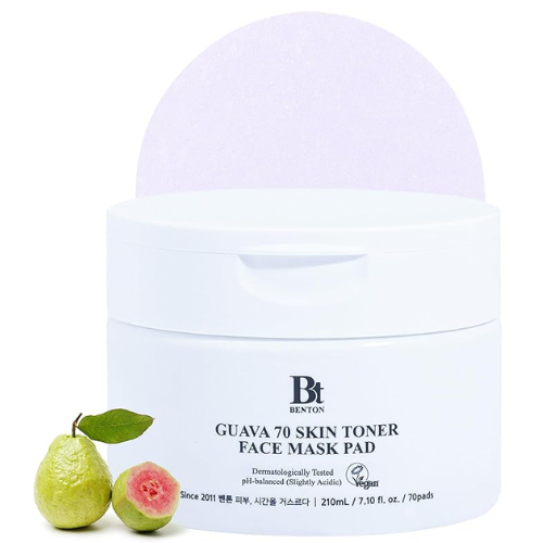 Guava 70 Skin Toner Face Mask Pad 210ml (70pads)