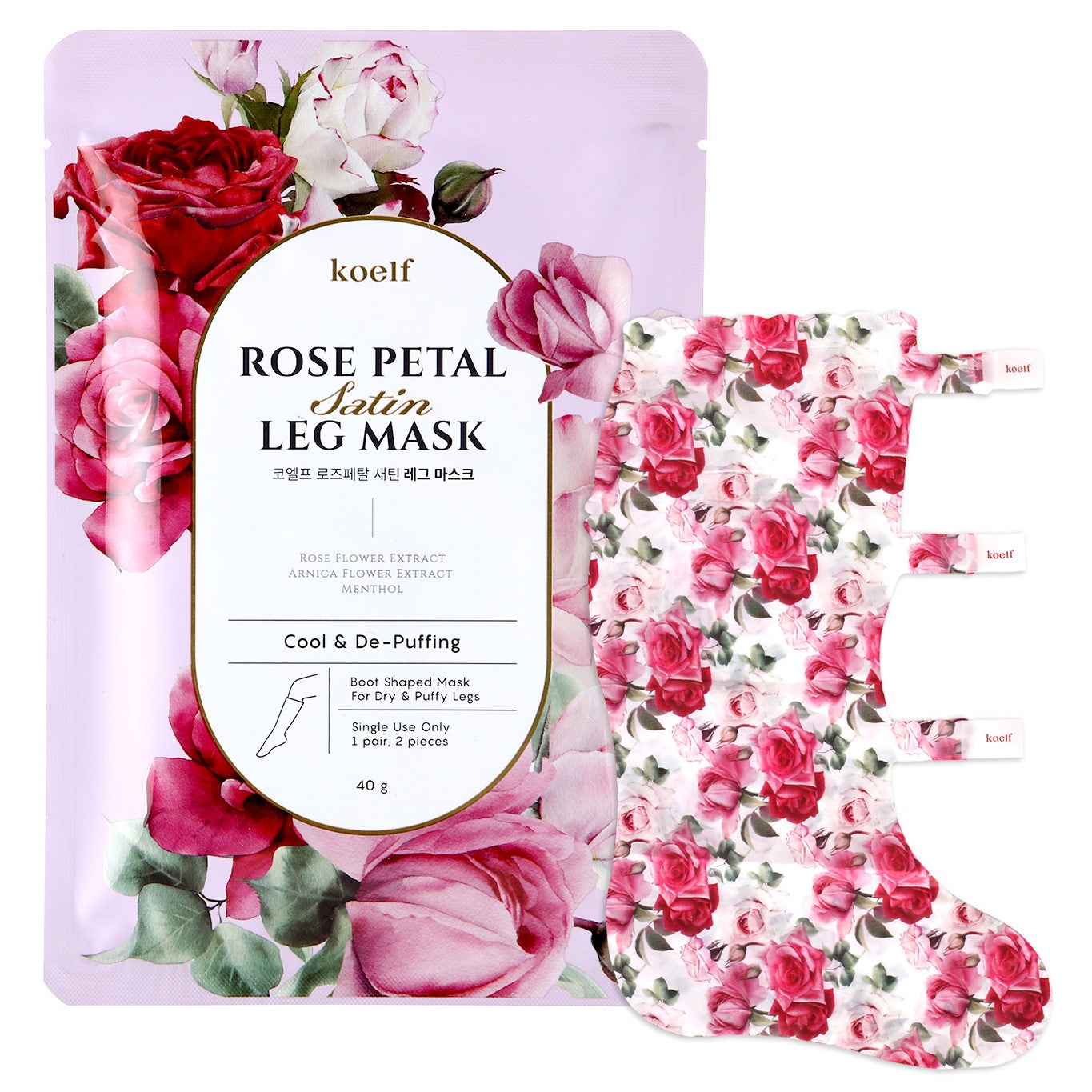 Rose Petal Leg Mask