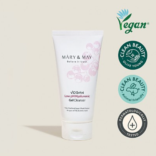 Vegan Low pH Hyaluronic Gel to Foam cleanser 150ml