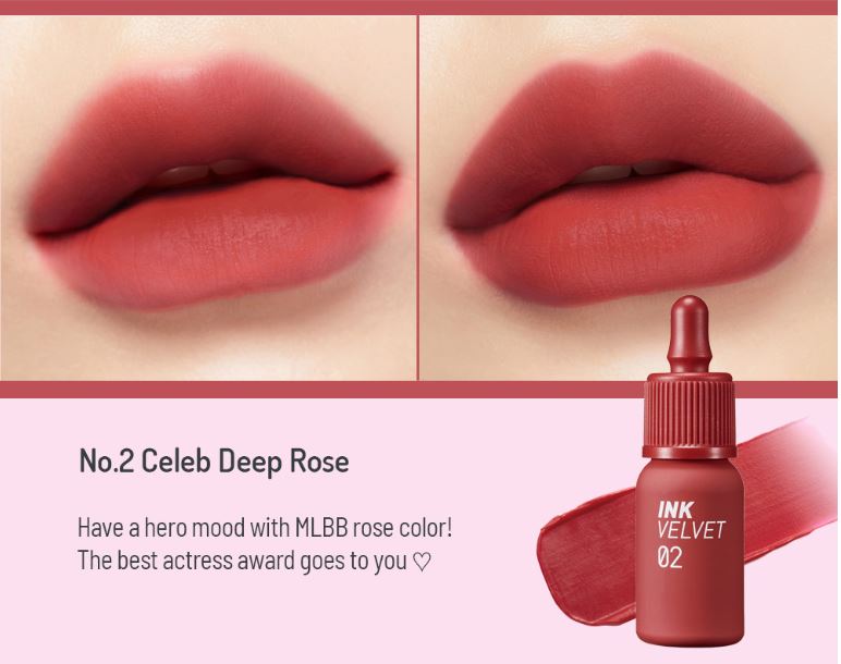 New Ink The Velvet (AD) 4g #02 CELEB DEEP ROSE
