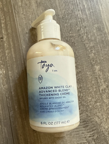 Taya Amazon White Clay Thickening Cr�me - Weightless Styling Cream for Fuller Hair - Sulfate and Paraben Free Natural Hair Care for Women (6 fl oz)